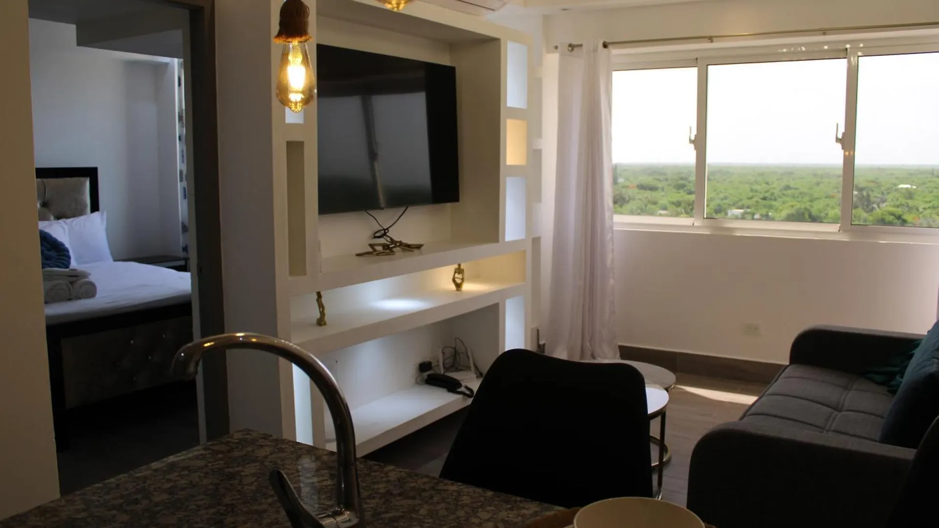 Апартаменты Coralclifftower Juandolio 1Brd-4Px-2Bds-Wifi-Bbq-10Thfloor Хуан-Педро